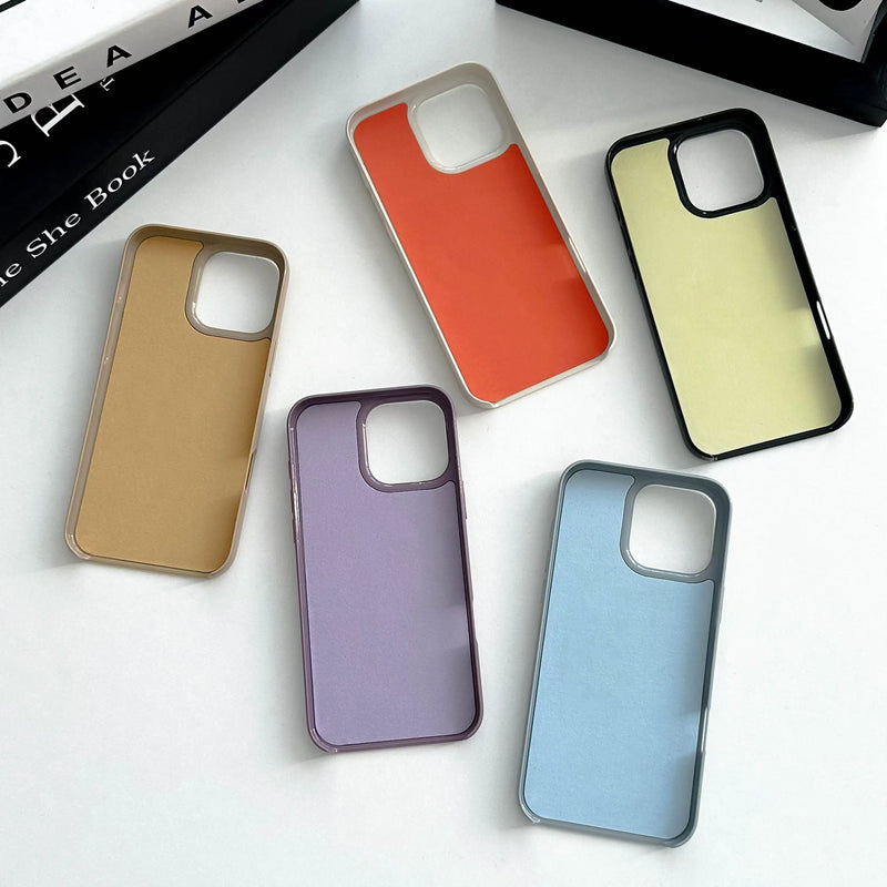 Case Minimalista Magnética Brilhante para iPhone