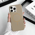 Case Minimalista Magnética Brilhante para iPhone