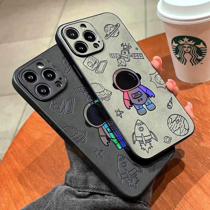 Capinha Astronauta Viajante para iPhone