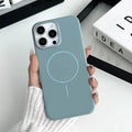 Case Minimalista Magnética Brilhante para iPhone