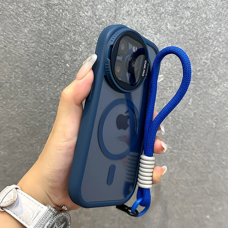 Case Dobrável Magnética Transparente para iPhone